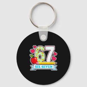 Survived 67 Days Of School Shirt Teachers Student  Key Ring