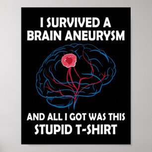 Survived A Brain Aneurysm And All I Got Was This S Poster
