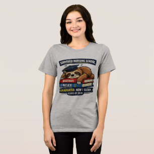 Survived Nursing School Sloth Graduation Shirt – G
