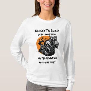 Survived The Scream Of Halloween Night T-Shirt