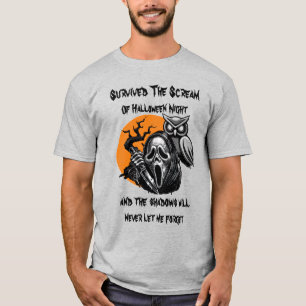 Survived The Scream Of Halloween Night T-Shirt