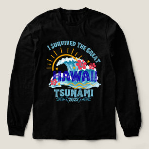 Survived the Tsunami - Hawaii 2025 Vacation Tri-Blend Shirt