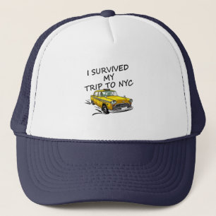 Survived Trip NYC Funny Trucker Hat