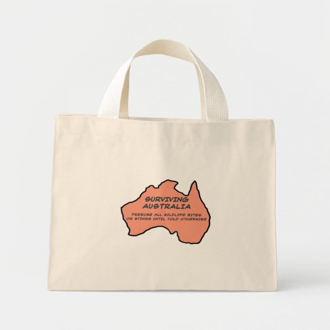 Surviving Australia Mini Tote Bag (Front)