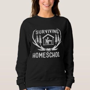 Surviving Homeschool  Graphic for Mom  1 Sweatshirt