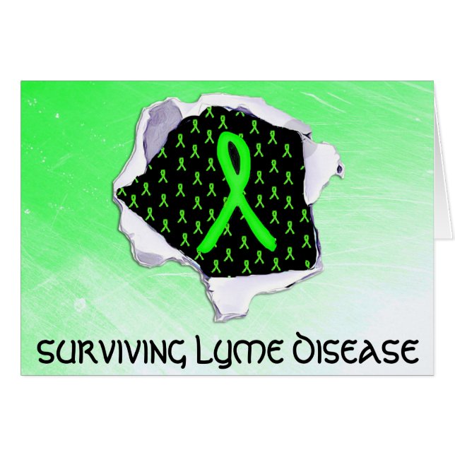 Surviving Lyme Disease Superpower Support Card (Front Horizontal)