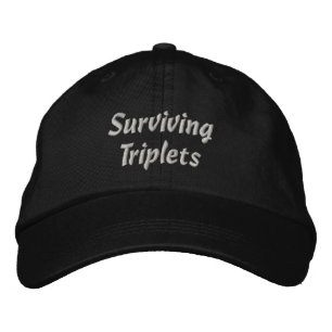 Surviving Triplets Embroidered Hat