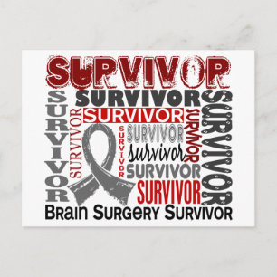 Survivor 10 Brain Surgery Postcard