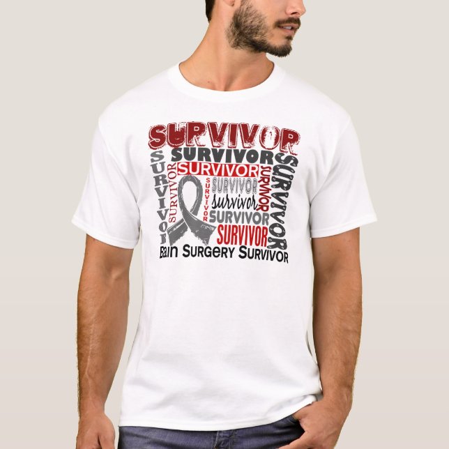 Survivor 10 Brain Surgery T-Shirt (Front)