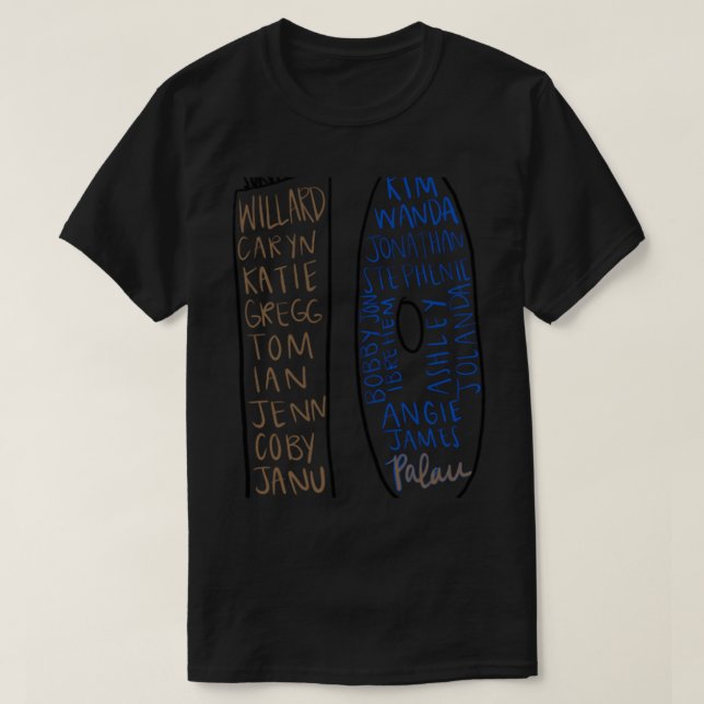 Survivor 10 cast T-Shirt (Design Front)