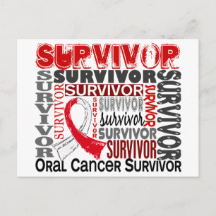 Survivor 10 Oral Cancer Postcard