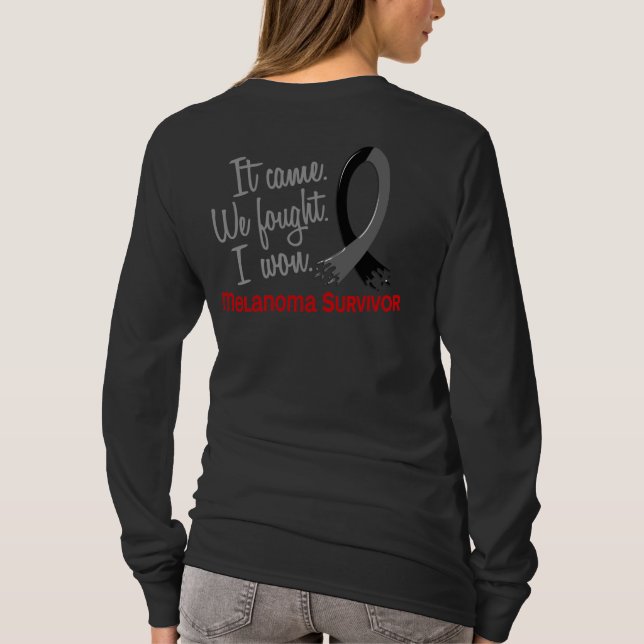 Survivor 11 Melanoma T-Shirt (Back)