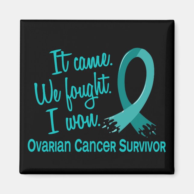Survivor 11 Ovarian Cancer Magnet (Front)