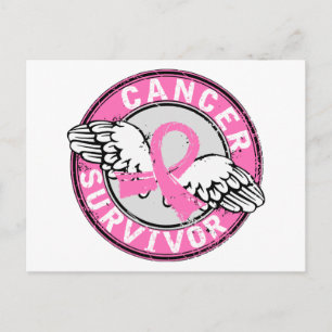 Survivor 14 Breast Cancer Postcard