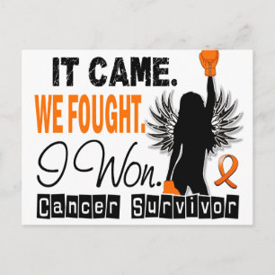 Survivor 22 Leukaemia Postcard