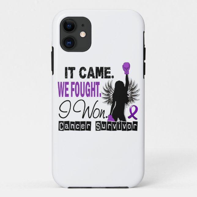 Survivor 22 Pancreatic Cancer Case-Mate iPhone Case (Back)