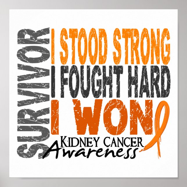 Survivor 4 Kidney Cancer Poster (Front)