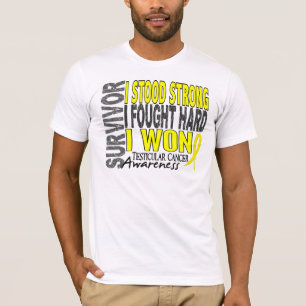 Survivor 4 Testicular Cancer T-Shirt