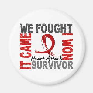Survivor 5 Heart Attack Magnet