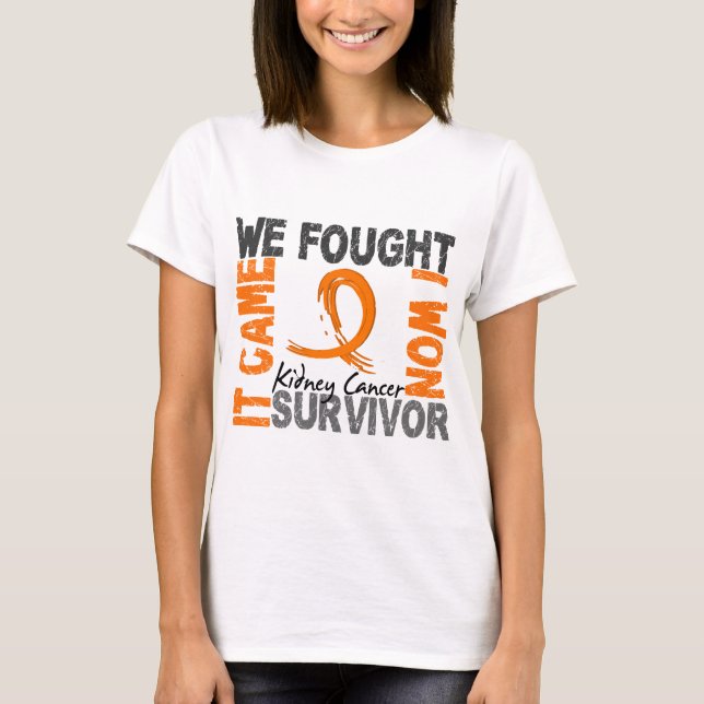 Survivor 5 Kidney Cancer T-Shirt (Front)