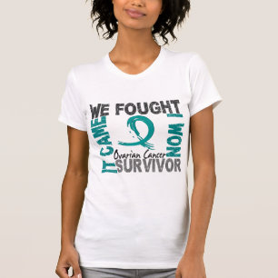 Survivor 5 Ovarian Cancer T-Shirt