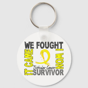 Survivor 5 Testicular Cancer Key Ring