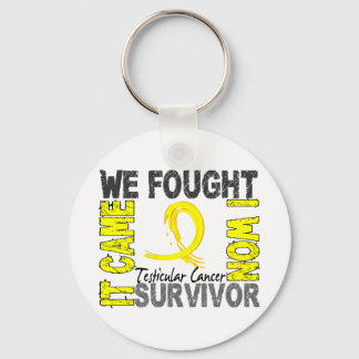 Survivor 5 Testicular Cancer Key Ring