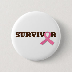 Survivor 6 Cm Round Badge