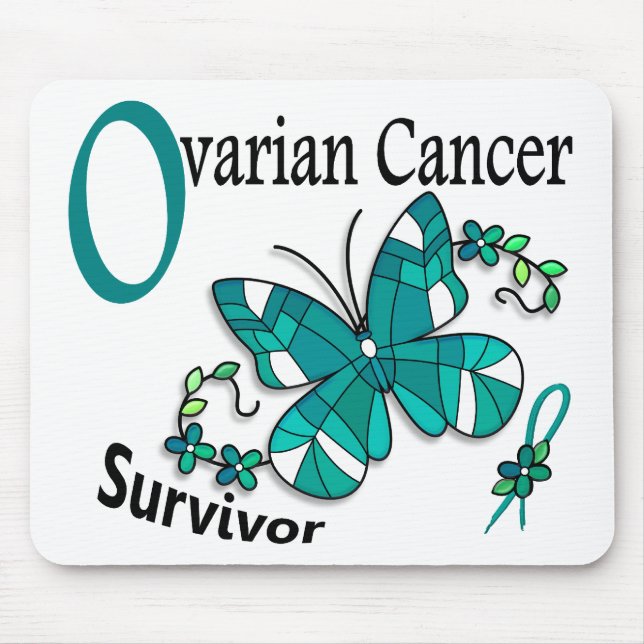 Survivor 6 Ovarian Cancer Mouse Pad (Front)