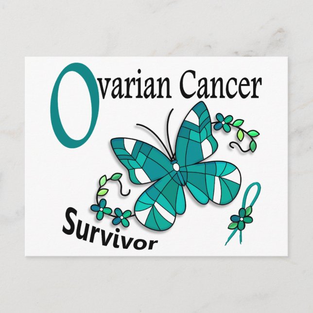 Survivor 6 Ovarian Cancer Postcard (Front)