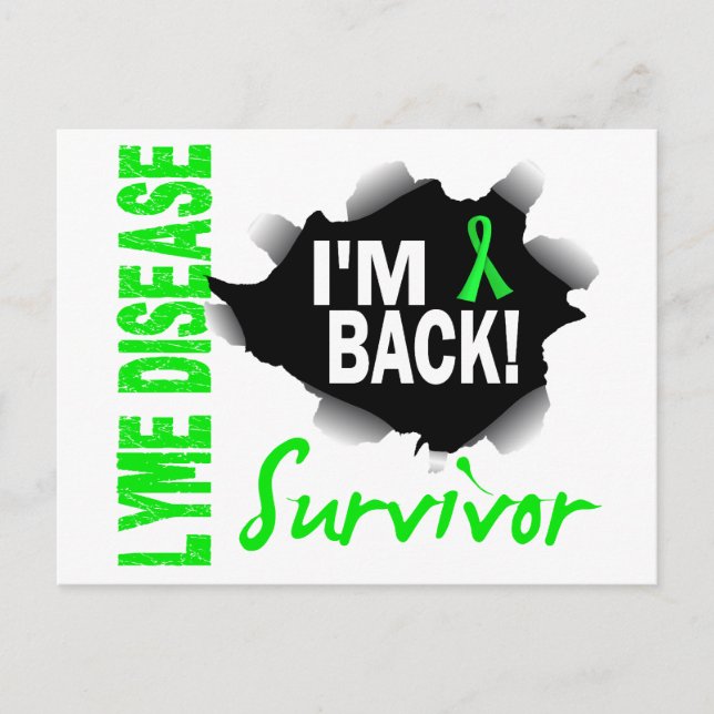 Survivor 7 Lyme Disease Postcard (Front)