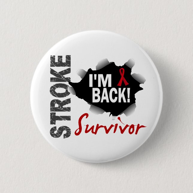 Survivor 7 Stroke 6 Cm Round Badge (Front)