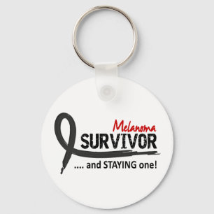 Survivor 8 Melanoma Key Ring