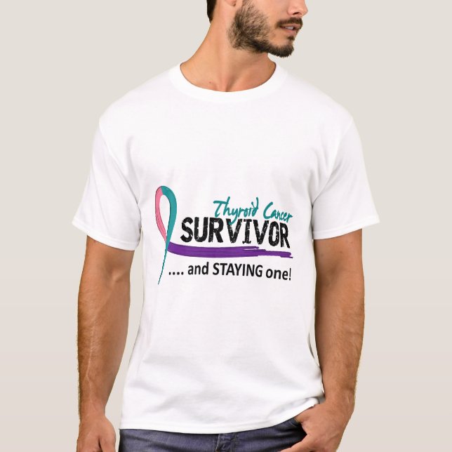 Survivor 8 Thyroid Cancer T-Shirt (Front)