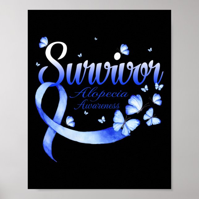Survivor Alopecia Awareness  Poster (Front)
