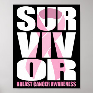 Survivor Breast Cancer Awareness Poster