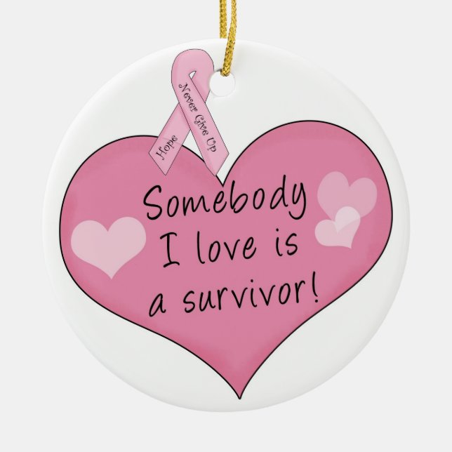 Survivor Ceramic Tree Decoration (Front)