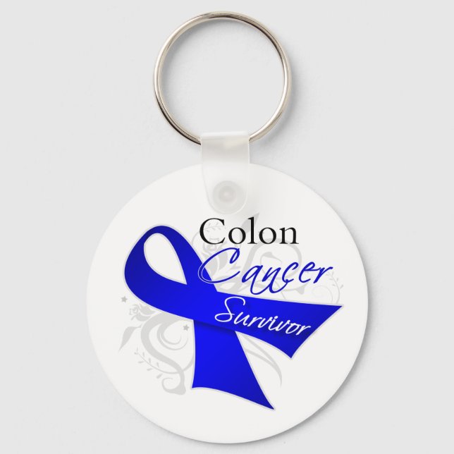 Survivor - Colon Cancer Key Ring (Front)