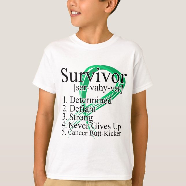Survivor Definition - Liver Cancer T-Shirt (Front)