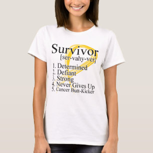 Survivor Definition - Neuroblastoma Cancer T-Shirt