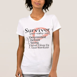 Survivor Definition - Uterine Cancer T-Shirt