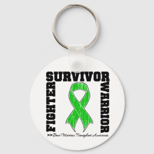 Survivor Fighter Warrior Bone Marrow Transplant Key Ring