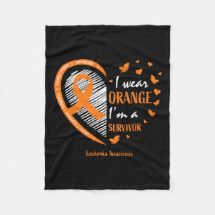 Survivor Gifts Women Men Kids Mum Sister Awareness Fleece Blanket