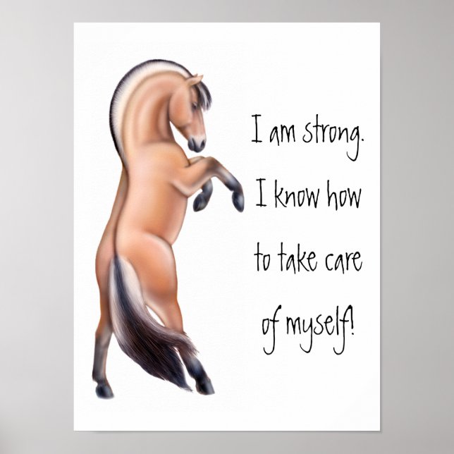 Survivor Horse Inspirational Print (Front)