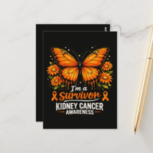 Survivor Kidney Cancer Awareness Postcard