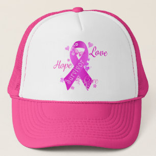 Survivor Love Hope Cure Trucker Hat
