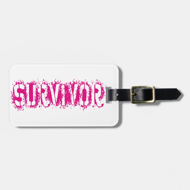 SURVIVOR LUGGAGE TAG (Front Horizontal)