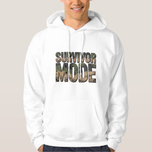 Survivor Mode Men’s Hoodie – Army Camo Edition