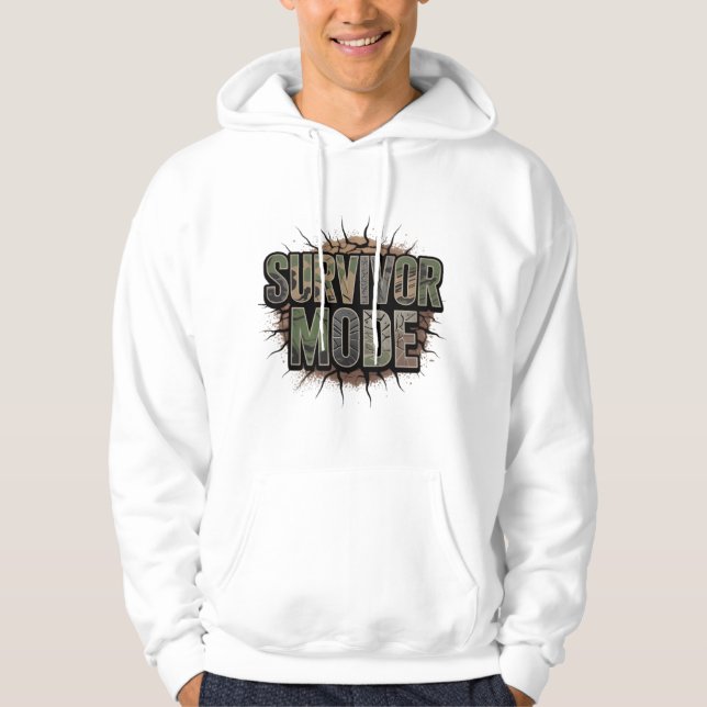 Survivor Mode Men’s Hoodie – Breakthrough Style (Front)