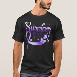 Survivor Neuropathy Awareness Butterfly T-Shirt